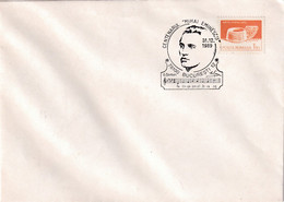 A3037 -  Centenarul Mihai Eminescu, Poet Roman, Bucuresti 1989 Romania Posta Romana - Covers & Documents