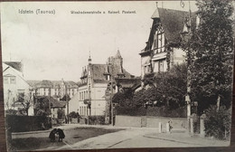 Cpa De 1919 , IDSTEIN 5tAUNUS) Wiesbadenerstraße U Kaiserl.Postamt, Allemagne - Idstein