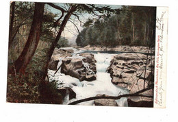 Adirondack, New York, USA, "Adirondack Mountains, Big Falls, Wilmington Notch", 1907 Undivided Back Postcard - Adirondack