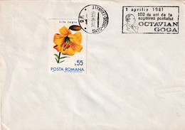 A3046 - 100 Ani De La Nasterea Octavian Goga 1981, Satu Mare 1981 Republica Socialista Romania Posta Romana - Covers & Documents