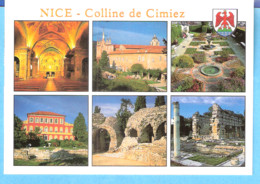 Nice-Colline De Cimiez(Alpes M.)-Multivues-Monastère-Musée Matisse-Site Archéologique-Timbre Légion D'Honneur-1802-2002 - Musées