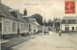 NOYELLES SUR MER LA RUE DE LA GARE - Noyelles-sur-Mer