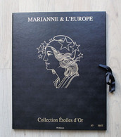 Fg277  Coffret Marianne De L'Europe Collection Etoiles D'Or 15 Feuillets N++ - Ongebruikt