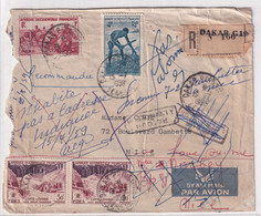 AOF - SENEGAL - 1959 - ENV. RECOMMANDEE De DAKAR C19 ! => NICE Avec MULTIPLES ANNOTATIONS Et RETOUR ! - Lettres & Documents