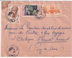 AOF - DAHOMEY - 1960 - ENVELOPPE De PARAKOU ! => CLERMONT-FERRAND - Lettres & Documents