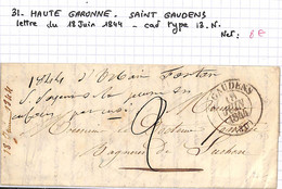 31 - Haute Garonne  -(30)  - SAINT GAUDENS -   (Voir Descriptif De La Vente Avec Photo Du Scan) - 1801-1848: Voorlopers XIX