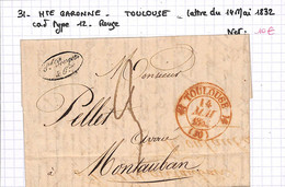 31 - Haute Garonne  -(30)  - TOULOUSE -   (Voir Descriptif De La Vente Avec Photo Du Scan) - 1801-1848: Précurseurs XIX