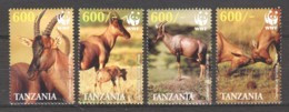 Tanzania 2006 Mi 4433-4436 MNH - WWF - ANTILOPE - Unused Stamps