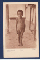 CPA Indonésie Non Circulé Dutch East Indies Inde Enfant Boy Nude Type Ethnic - Indonésie