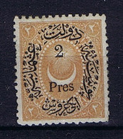 Turkey: Mi 25 Isf 94 1876 MH/* Mit Falz, Avec Charnière - Unused Stamps