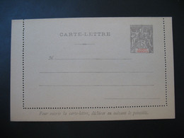 Entier Postal  Carte Lettre Congo Français  Type Groupe  15c   Voir Scan - Covers & Documents