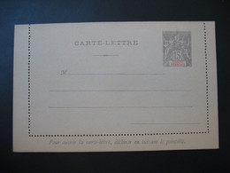 Entier Postal  Carte Lettre Congo Français  Type Groupe  15c   Voir Scan - Briefe U. Dokumente