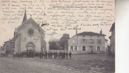 MEZIERES  SUR ISSOIRE   PLACE DE L EGLISE - Meziere Sur Issoire