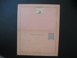 Entier Postal  Carte Lettre Océanie  Type Groupe  25c   Voir Scan - Covers & Documents