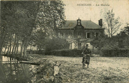 Beaulon * Route Et Vue Sur La Mairie * Villageoise à Vélo - Montendre