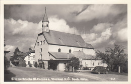 2797) ST. CORONA Am WECHSEL - KIRCHE U. Hotel Zur SChönen AUSSICHT Mit Altem AUTO !!! - Wechsel