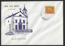 1961 - Lisbon - Alcoentre - Matriz Church - Stamp Day 1 - XII - 961 - FDC