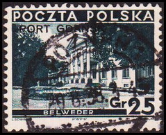 1935. DANZIG. Polnische Post Im Hafen Von Danzig (port Gdansk). PORT GDANSK On Gr. 25... (MICHEL 31 I) - JF417452 - Port Gdansk