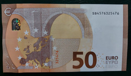 50 EURO S028D4 Italy DRAGHI Serie SB Ch 57 Perfect UNC - 50 Euro