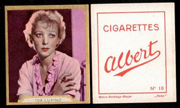 IDA LUPINO CARD VINTAGE 1930s ALBERT TOBACCO - Andere
