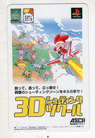 TELECARTE JAPON JEUX PLAYSTATION Date 1996 - Jeux