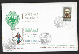 1967 - FDC -  Portugal - Évora - I Philatelic Exhibition School Of Agricultural Regent's School - FDC