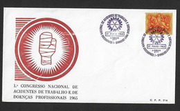 1965 - FDC - Lisbon - 1st National Congress Of Accidents At Work And Occupational Diseases - FDC