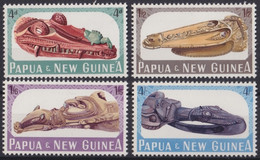 F-EX24669 PAPUA & NEW GUINEA MNH 1964 OLD CANOE SHIP ETNIC SCULTURE. - Sculpture