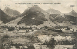 .CPA  FRANCE 74 " Vacheresse, Route D'Abondance, Hameau D'Ecotex" - Vacheresse