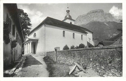 .CPSM FRANCE 74 "Dingy St Clair, L'église" - Dingy-Saint-Clair