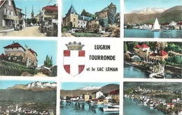 .CPSM FRANCE 74 "Lugrin Tourronde, Souvenir De Lugrin" - Lugrin