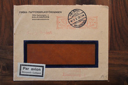 SUOMI 1933 Finlande Cover Air Mail Par Avion Finland Hamburg - Storia Postale