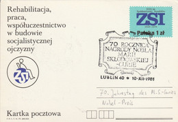 POLOGNE ENTIER REPÏQUE Z S I 1981 - Franking Machines (EMA)