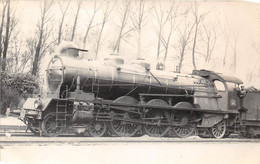 ¤¤   -  Carte-Photo D'une Locomotive Ancienne   -  Chemin De Fer Du P.L.M.  -  Cheminots      -  ¤¤ - Zubehör