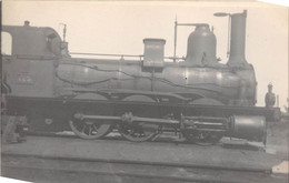 ¤¤   -  Carte-Photo D'une Locomotive Ancienne   -  Chemin De Fer Du P.L.M.        -  ¤¤ - Matériel