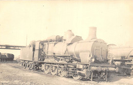 ¤¤   -  Carte-Photo D'une Locomotive Ancienne   -  Chemin De Fer Du P.L.M.        -  ¤¤ - Zubehör