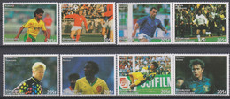 Soccer World Cup 1998 - C.-AFRICA - Set 8v MNH - 1998 – France