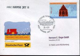 Germany Special Cover - Transport Ship - Ferry Helgoland - Marítimo