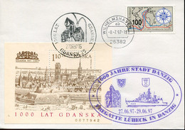 Germany Poland Special Cover - Transport Ship - Navy Ship - Maritime