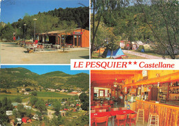 04 Castellane Multivues Restaurant  Bar Camping Le Pesquier - Castellane