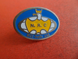 Pins Pin's émail Sport  NRC - NICE Rugby Club - Signé Baudino - Rugby