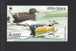 ALAND CARNET THEME OISEAU CANARD - Ålandinseln