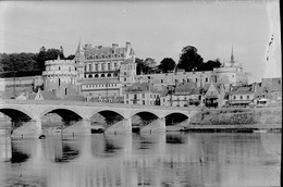 PN - 151 - INDRE ET LOIRE - AMBOISE - Le Chateau - La Loire - Original Unique - Plaques De Verre