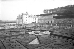 PN - 156 - INDRE ET LOIRE - VILLANDRY - Chateau Et Jardins - Original Unique - Plaques De Verre