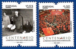 Portugal 31.03.2021 , Centenario Partido Comunista Portuguès - Postfrisch / MNH / (**) - Unused Stamps