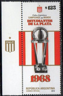 Argentina  2019.  La Plata Student Football Club Won The 1968 Intercontinental Cup.   MNH - Ungebraucht