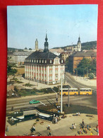 Gera - Museum Für Geschichte - Straßenszene Bus -  DDR 1987 - Thüringen - Gera