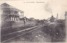 CO-  AU SOUDAN  LA GARE DE KAYES PLATEAU  SOUDAN  CPA CIRCULEE - Soudan