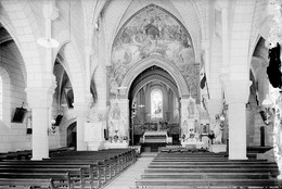 PN - 171 - INDRE ET LOIRE - MONTS - Intérieur  De L'Eglise - Original Unique - Plaques De Verre