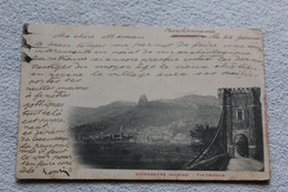 Cpa 1902, Rochemaure, Vue Générale, Ardèche 07 - Rochemaure